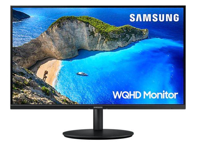 МОНИТОР 27″ Samsung F27T700QQI Black регулировка по высоте (IPS, 2560×1440, 75Hz, 5ms, 178°/178°, 300 Cd/m, 1000:1, +DP, +2хHDMI)