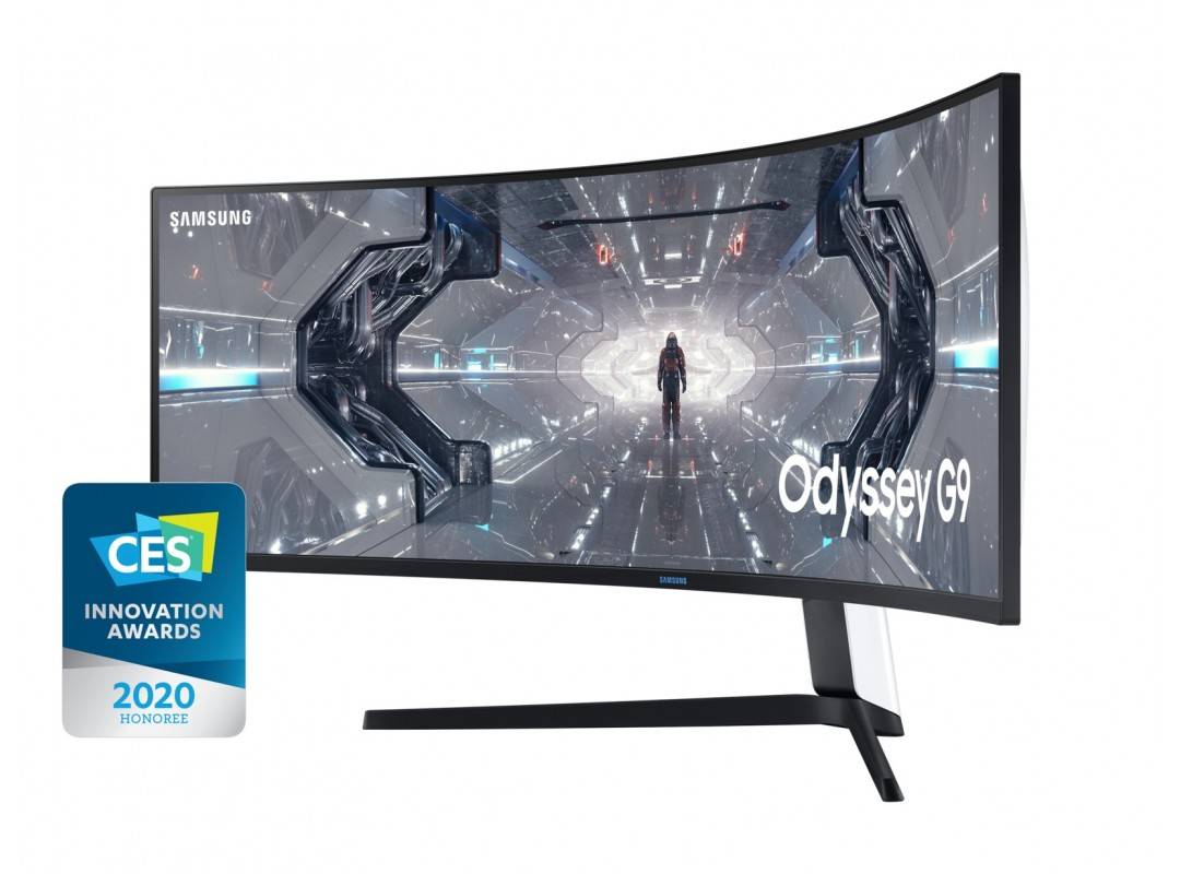 МОНИТОР 49″ Samsung Odyssey G9 Gaming C49G95TSSI Black/White Сurved (LED, Wide, 5120×1440 240Hz, 1ms, 178°/178°, 420 Cd/m, 2500:1, +DP, +2хHDMI, +MM, USB 3.0 X2, )