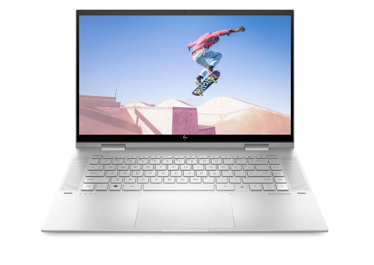 Ноутбук HP Envy X360 15-es0015ur 15.6″ UHD, Intel Core I7-1165G7, 16Gb, 1Tb SSD, No ODD, NVidia MX450 2Gb, Win10, серебристый
