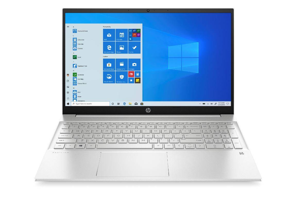 Ноутбук HP Pavilion 15-eh1021ur 15.6" FHD Touch, AMD R7-5700U, 16Gb, 512Gb SSD, no ODD, Win10, серебристый - картинка товара Ноутбук HP Pavilion 15-eh1021ur 15.6" FHD Touch, AMD R7-5700U, 16Gb, 512Gb SSD, no ODD, Win10, серебристый - купить с доставкой по России