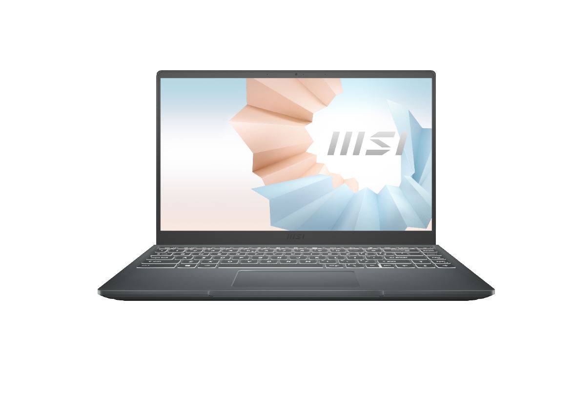 Ноутбук MSI Modern 14 B11MOU-452RU 14" FHD, Intel Core i5-1135G7, 8Gb, 512Gb SSD, no ODD, Win10, серый - картинка товара Ноутбук MSI Modern 14 B11MOU-452RU 14" FHD, Intel Core i5-1135G7, 8Gb, 512Gb SSD, no ODD, Win10, серый - купить с доставкой по России