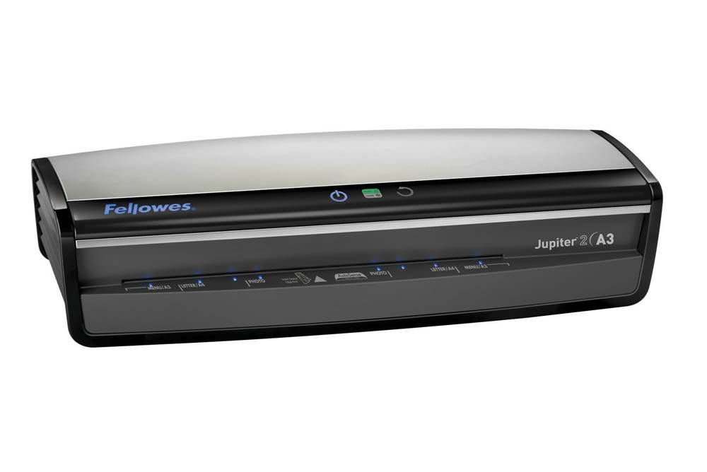 Ламинатор Fellowes®  Jupiter 2 A3,  (75-250 мкм), 75 см/мин., 6 валов, AutoSense (+ холодное ламинирование), HeatGuard™