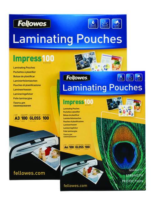 Пленки для ламинирования Fellowes®, A4, с перфорацией, 80 мкм, 100 шт, трехслойная структура: ПВХ + ПЭТ + ЭВА - картинка товара Пленки для ламинирования Fellowes®, A4, с перфорацией, 80 мкм, 100 шт, трехслойная структура: ПВХ + ПЭТ + ЭВА - купить с доставкой по России