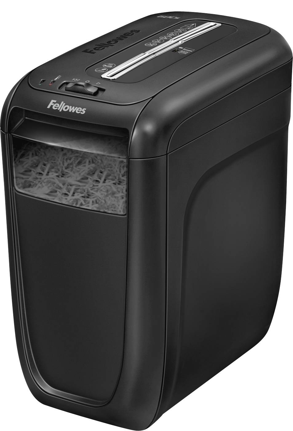 Шредер Fellowes®  60Cs.  (10 листов) , 22 литра, 4х40 мм (класс 4), индикатор перегрева двиг, уничт: скоб/скрепк/карты.