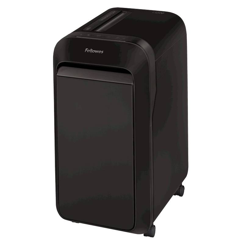 Шредер Fellowes® Powershred® LX220, черный, DIN P-4, 4х12 мм, 20 лст., 30 лтр, Jam Proof™, SafeSense