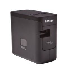 Принтер для печати наклеек Brother PT-P750W (настольный,авторезак,ленты от 3,5 до 24мм,до 30 мм/сек,180x360dpi,WiFi,БП,USB)