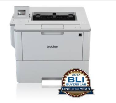 Принтер лазерный Brother HL-L6300DW A4, 46 стр/мин, дуплекс, GigaLAN, WiFi, NFC, USB, лоток 520 л,