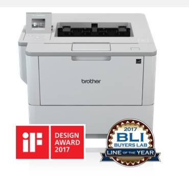 Принтер лазерный Brother HL-L6400DW A4, 50 стр/мин, дуплекс, GigaLAN, WiFi, NFC, USB, лоток 250 л.