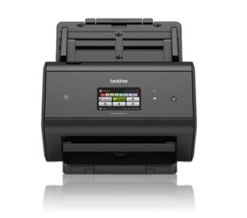 Сканер Brother ADS-3600W, A4, 50 стр/мин, 512Мб, цветной, дуплекс, DADF50, сенсорный экран, WiFi, USB3.0