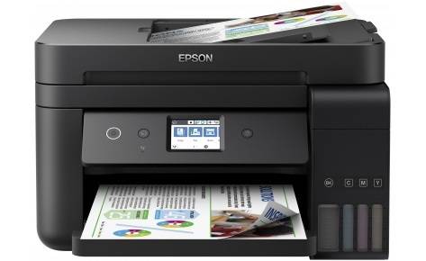 Фабрика Печати Epson L6190, А4, 4 цв., копир/принтер/сканер, лоток 250л, ADF, Duplex, Ethernet, USB, WiFi