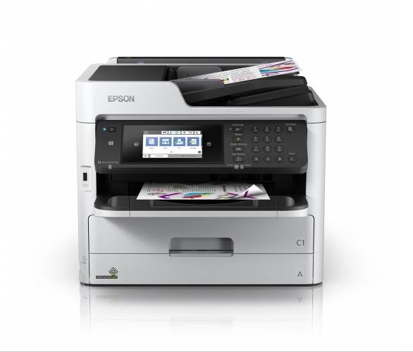 МФУ струйный 4 цв. EpsonWorkForce Pro WF-C5790DWF, А4, лоток 330л,копир/принтер/сканер/факс,ADF,Dupl,Etht,USB,WiFi