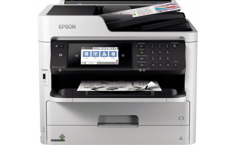 МФУ струйный монохромный. Epson WorkForce Pro WF-M5799DWF