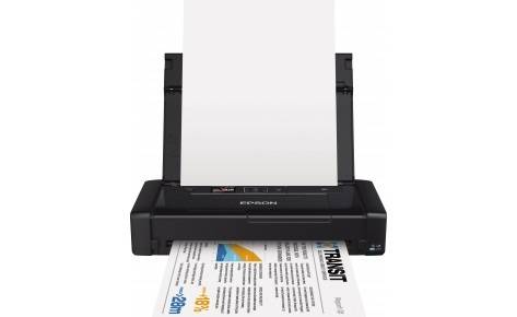 Принтер Epson WorkForce WF-100W A4, 4цв., 14 стр/мин, USB 2.0,WiFi (аккум. в комплекте)