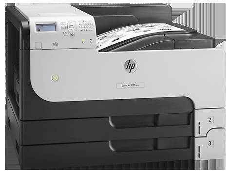 Принтер лазерный HP LaserJet Enterprise 700 M712dn A3