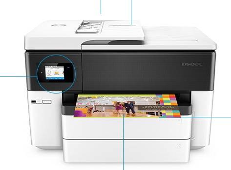 Многофункциональное устройство HP OfficeJet Pro 7740 WF AiO A3