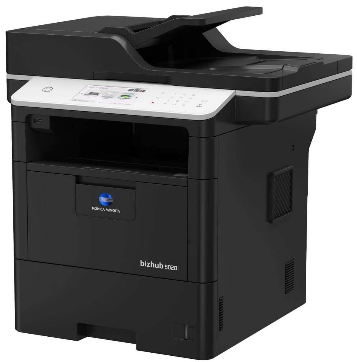 МФУ Konica-Minolta Bizhub 5020i, монохромное, А4, 50 стр/м, 1200dpi., дуп, факс, автоп, USB, Ethernet, Wi-Fi