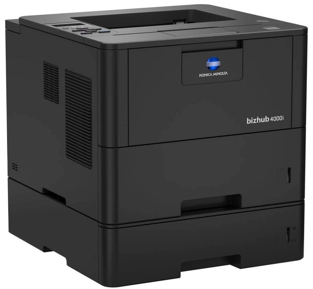 Принтер Konica Minolta Bizhub 4000i, монохромный А4, 40стр./мин, 1200 Dpi., лоток 570 л., дуплекс, сеть, Wi-Fi