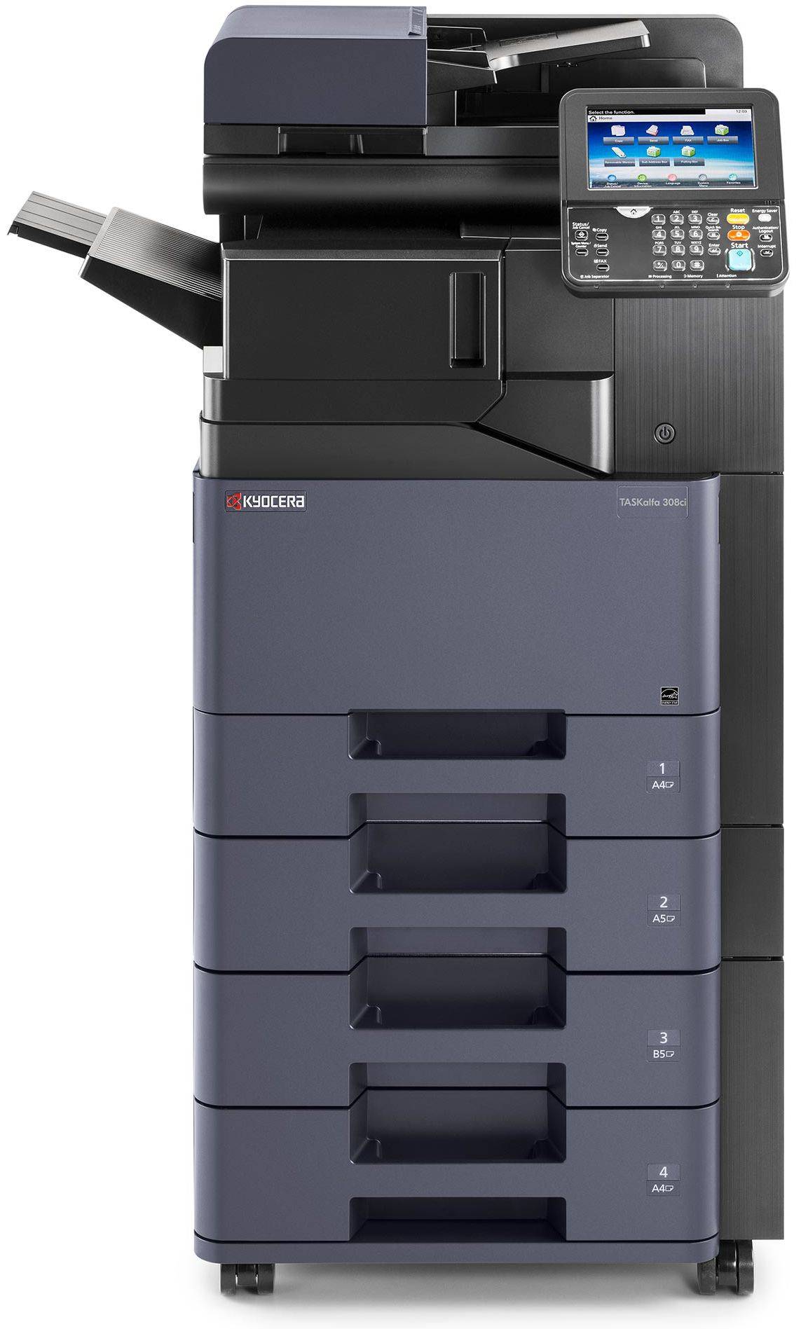 Цветной копир-принтер-сканер Kyocera TASKalfa 308ci (A4, 30 Ppm, 1024 MB, Network, дуплекс, автоподатчик, б/тонера)