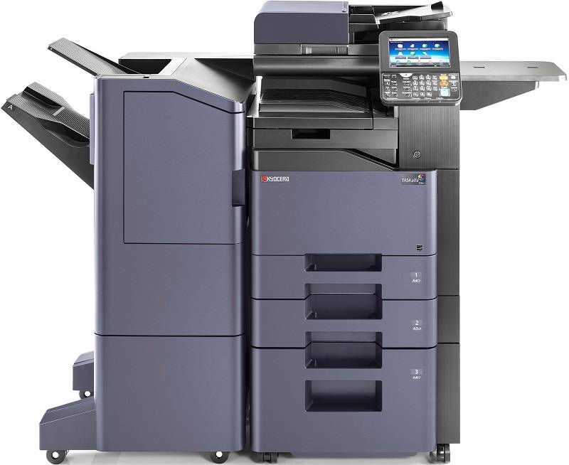 Цветной копир-принтер-сканер Kyocera TASKalfa 406ci (A4, 40 Ppm,1200 Dpi, 2 GB, USB, Network, дуплекс, 7″ Touch Panel, без тонера и ADF)