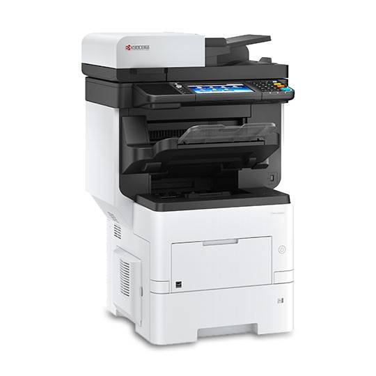 Лазерный копир-принтер-сканер-факс Kyocera M3860idnf (А4, 60 Ppm, 1200dpi, 1 Gb, USB, сеть, Touch Panel, DSDP, финишер)