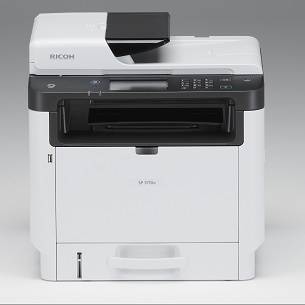 Лазерное МФУ Ricoh SP 3710SF (А4, 32 стр/мин, копир/принтер/сканер/факс/дуплекс, автоподатчик, 256МБ, PCL, USB2.0, Ethernet, NFC, Cтарт.картридж)