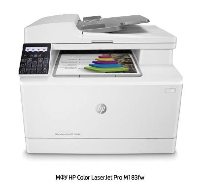 Многофункциональное устройство HP Color LaserJet Pro M183fw MFP