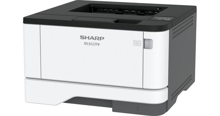 Принтер SHARP MXB427PWEU A4 600х600, сетевой принтер, 40 стр мин, 256 Мб, USB 2.0, Ethernet, Wi-Fi, стартовый комплект РМ, дуплек