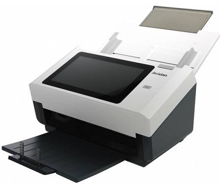 Сканер Avision AN240W А4,  60/40 стр./мин., дуплекс, автоподатчик 80 листов, 600 Dpi, USB2.0, Ethernet, Wi-Fi