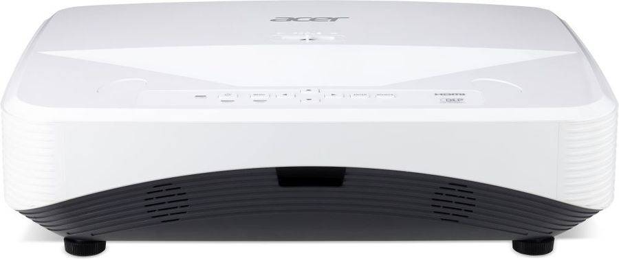 Проектор ACER UL6500 (Laser DLP, 1080p, 1920×1080, 5500Lm, 20000:1, +2xНDMI, DMD, USB, 1x10W Speaker, Lamp 20000hrs, Short-throw, WHITE, 10.50kg)