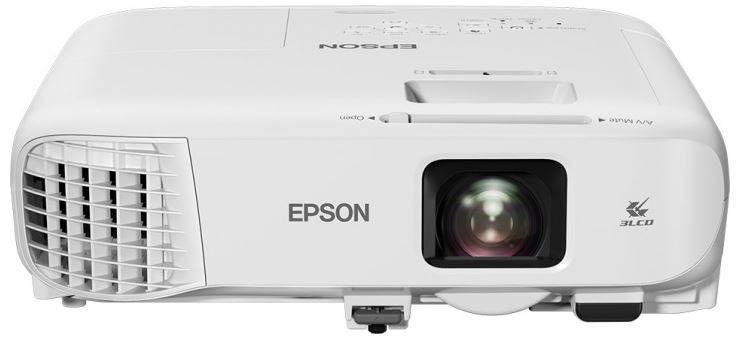 Проектор Epson EB-992F (3LCD, 1080p 1920×1080, 4000Lm, 16000:1, 2xHDMI, LAN, USB, WiFi, 1x16W Speaker, Lamp 17000hrs, White, 3.1kg)