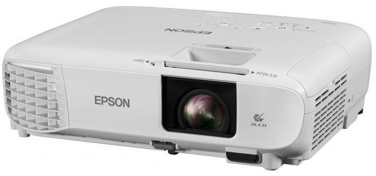 Проектор Epson EB-FH06 (3LCD, 1080p 1920×1080, 3500Lm, 16000:1, 2xHDMI, USB, 1x2W Speaker, Lamp 12000hrs, White, 2.7kg)