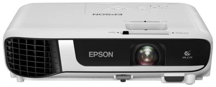Проектор Epson EB-W51 (3LCD, WXGA 1280×800, 4000Lm, 16000:1, HDMI, USB, MHL, 1x2W Speaker, Lamp 12000hrs, White-Black, 2.5kg)
