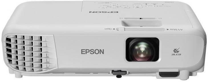 Проектор Epson EB-X05 (LCD, XGA 1024×768, 3300Lm, 15000:1, HDMI, USB, 1x2W Speaker, Lamp 10000hrs, WHITE, 2.5kg)