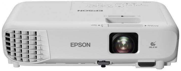 Проектор Epson EB-X06 (3LCD, XGA 1024×768, 3600Lm, 16000:1, HDMI, USB, 1x2W Speaker, Lamp 12000hrs, White, 2.5kg)