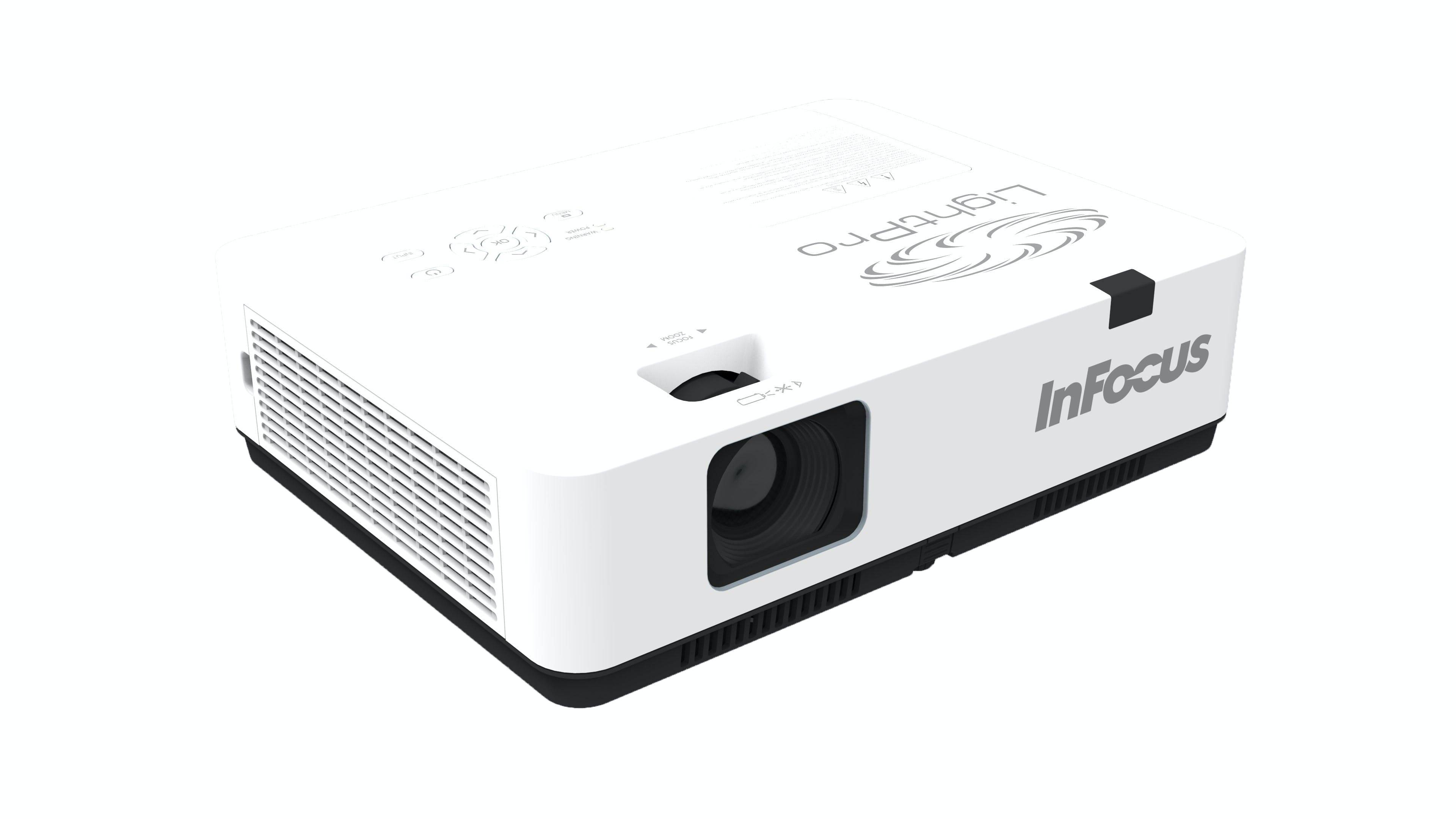 Проектор INFOCUS IN1029 (3LCD, WUXGA 1920×1200, 4200Lm, 50000:1, 2хHDMI 1.4b, LAN, USB, RS232, 1x16W Speaker, Lamp 20000hrs, White, 3.3kg)