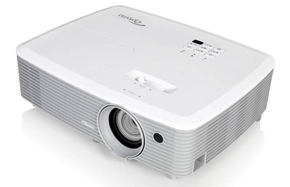 Проектор Optoma EH400+ (DLP, 1080p 1920×1080, 4000Lm, 22000:1, 2xHDMI, MHL, LAN, 1x10W Speaker, 3D Ready, Lamp 10000hrs, WHITE, 2.52kg)