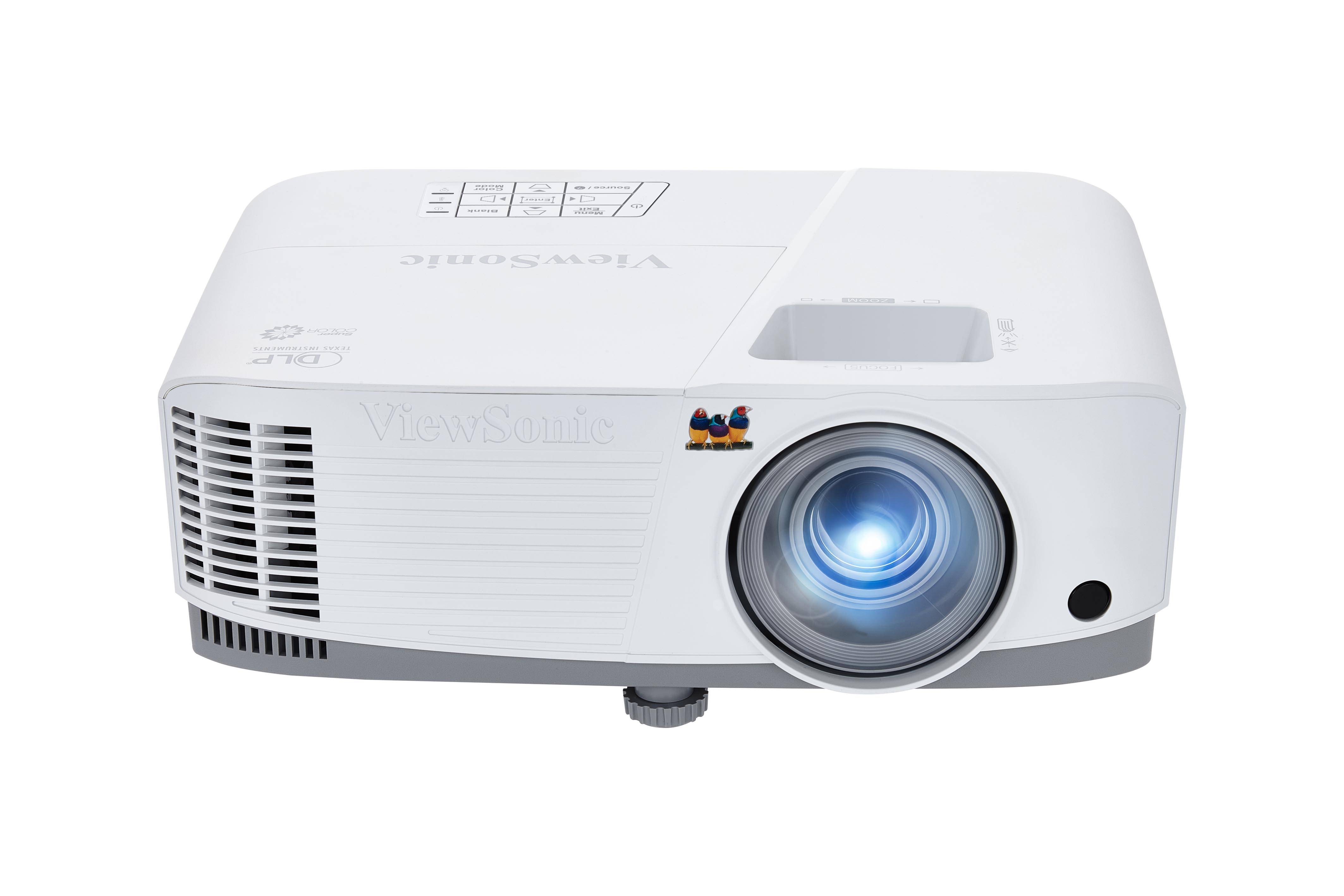 Проектор ViewSonic PG603W (DLP, WXGA 1280×800, 3800Lm, 22000:1, HDMI, LAN, USB, 1x10W Speaker, 3D Ready, Lamp 15000hrs, White, 3.68kg)