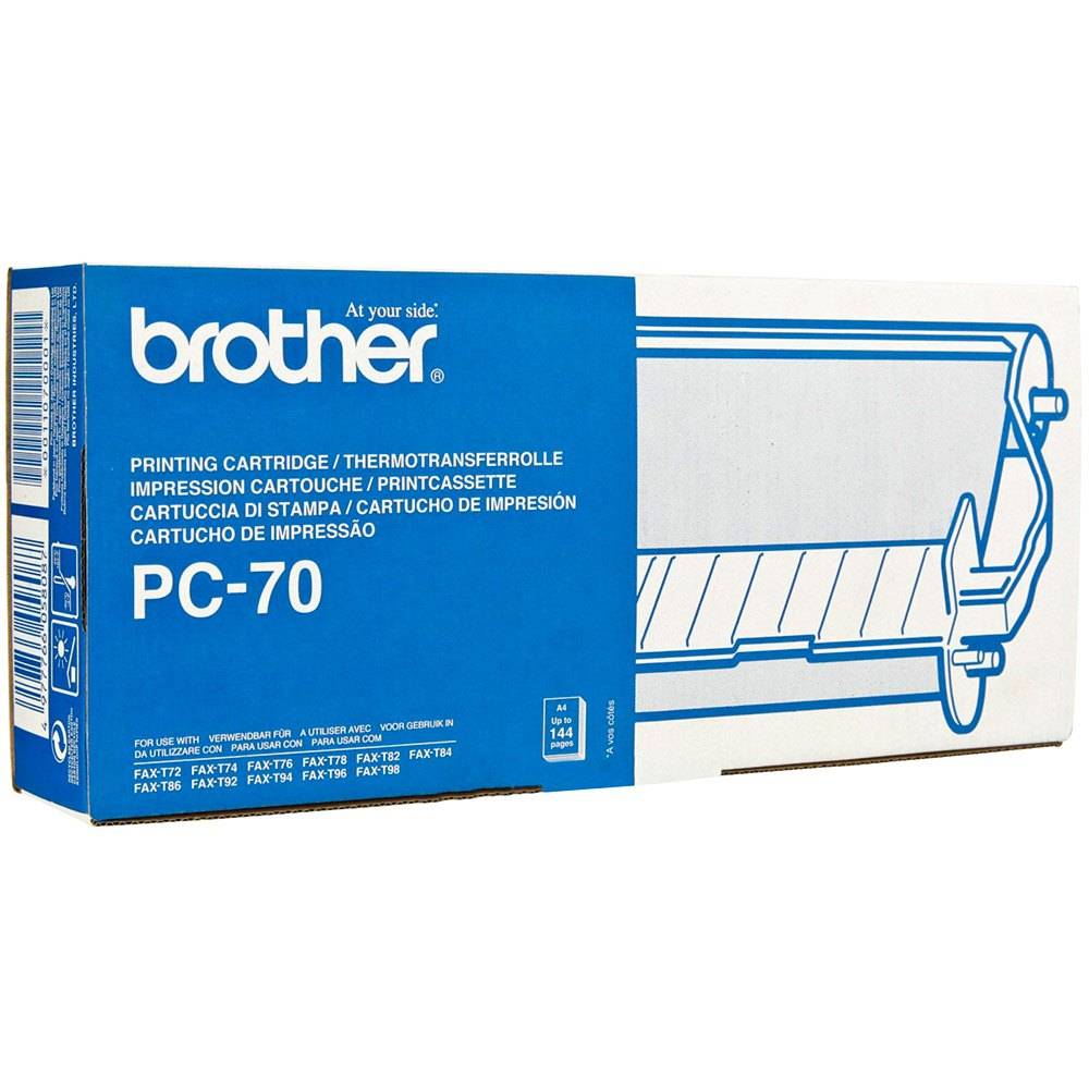 Термопленка Brother PC-70 Fax T72/74/76/78/645/685/727/737 1 * 144 стр. (картридж)