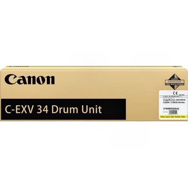 Барабан CANON С-EXV34 Y желтый