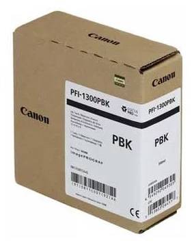 Картридж CANON PFI-1300 PBK фото-черный
