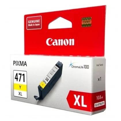 Картридж CANON CLI-471XL Y желтый, увеличенной емкости