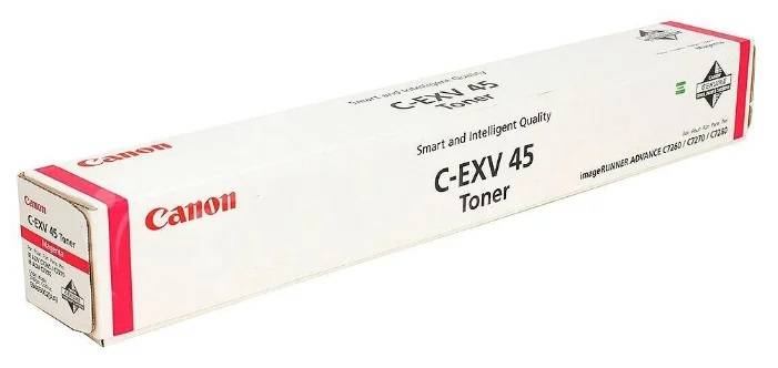 Тонер CANON C-EXV45 TONER M EUR пурпурный