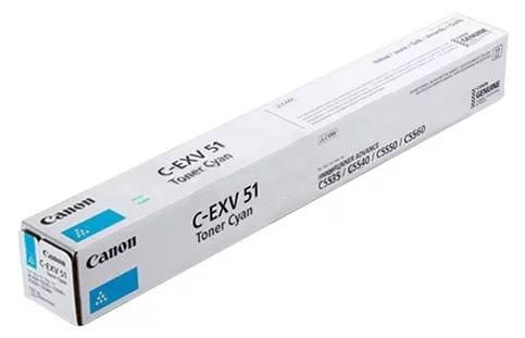 Тонер CANON C-EXV51L C голубой