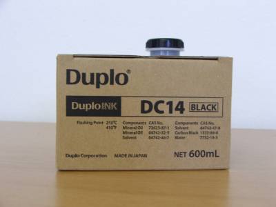 Краска DUPLO DC14 DP-C100/C105/C203/C205/M300/M400/L200/L500 (90115, черная, 600мл) (о) (ПРОДАВАТЬ КРАТНО ДВУМ ШТУКАМ!!)