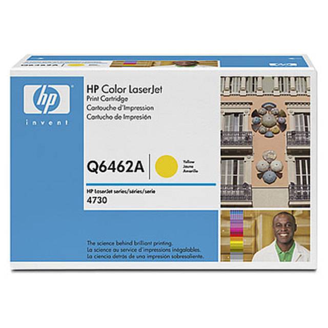 Картридж HP 644A лазерный желтый (12000 стр)