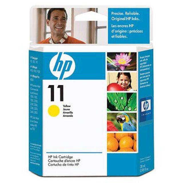 Картридж HP 11 струйный желтый (2550 стр)