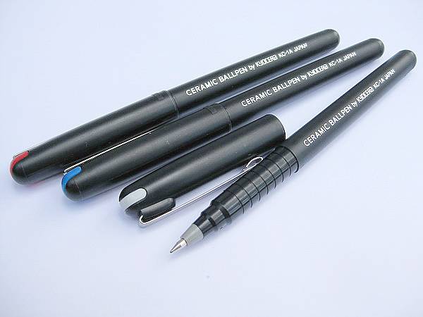 Ручка керамическая Kyocera, черная (одноразовая) KC-1A Ceramic Ballpoint Pen