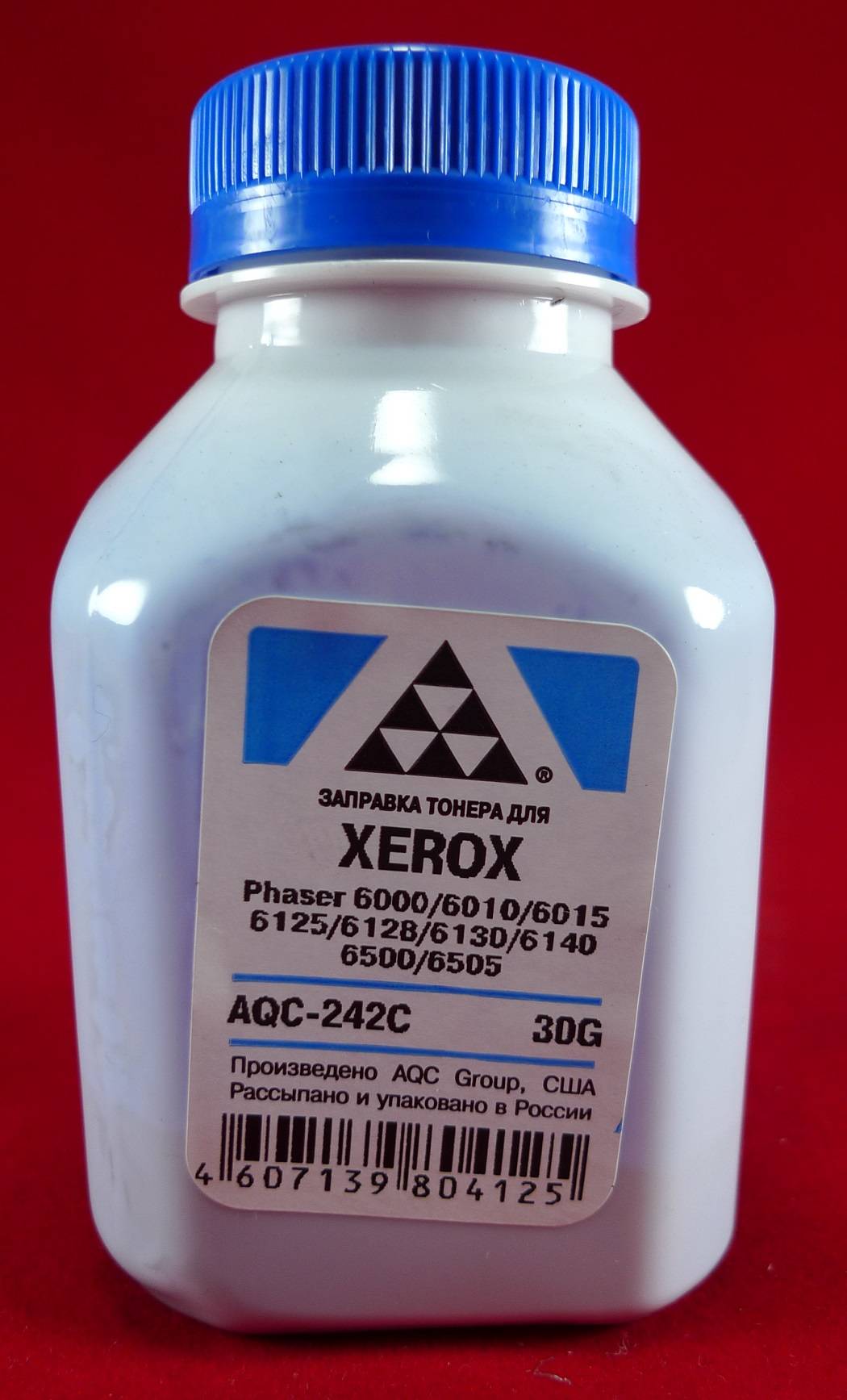 Тонер XEROX Phaser 6000/6010/6015/6125/6128/6130/6140/6500/6505 Cyan (фл. 30г) (AQC-США) фас.Россия - картинка товара Тонер XEROX Phaser 6000/6010/6015/6125/6128/6130/6140/6500/6505 Cyan (фл. 30г) (AQC-США) фас.Россия - купить с доставкой по России