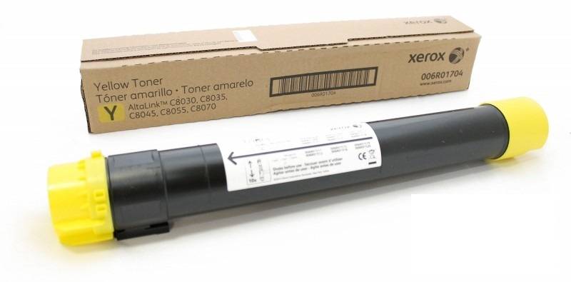 Тонер-картридж XEROX AltaLink C8030/8035/8045/8055/8070 желтый (15,0K) (006R01704)