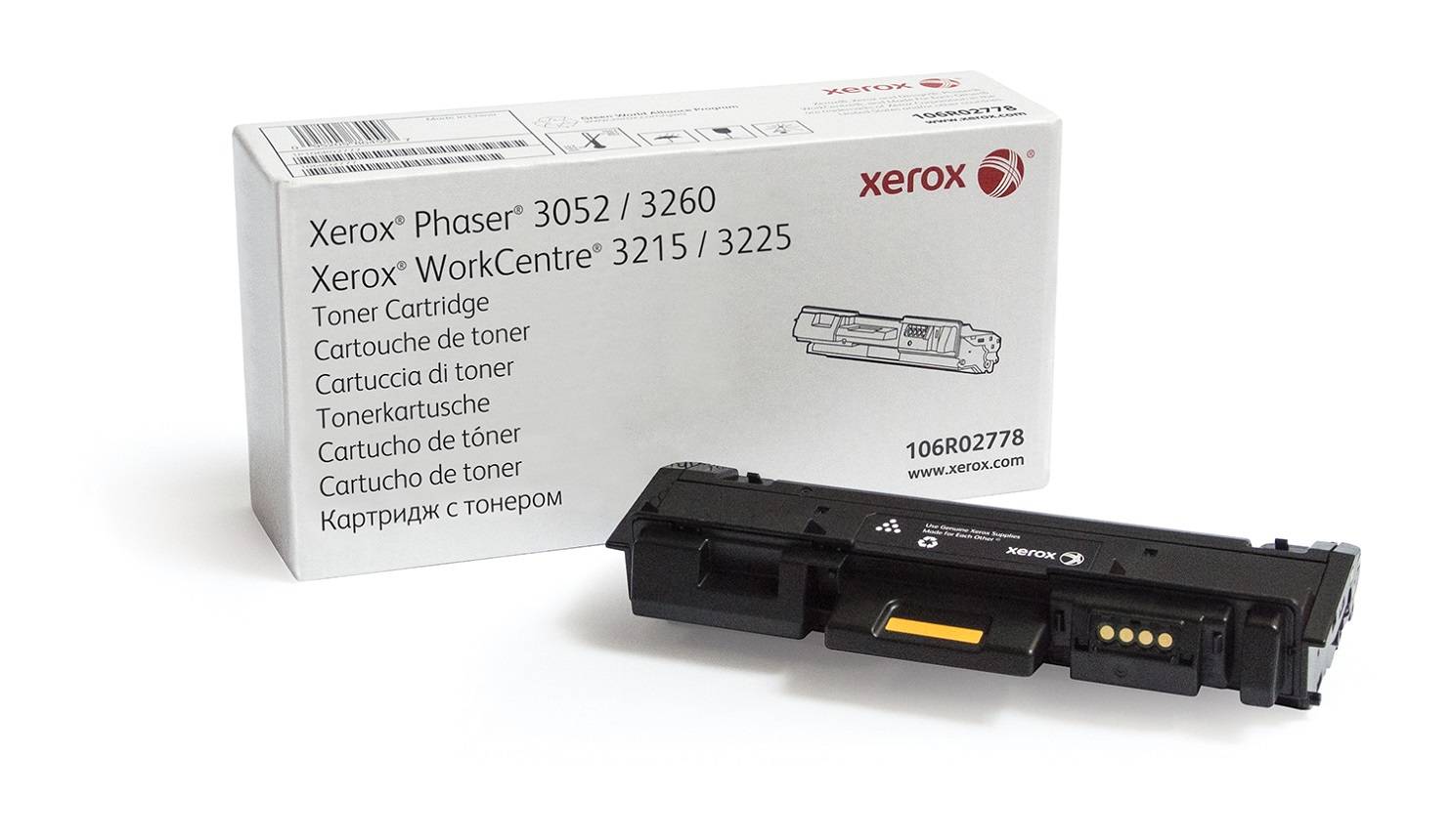 Тонер-картридж XEROX Phaser 3052/3260/WC 3215/25 3K (106R02778)